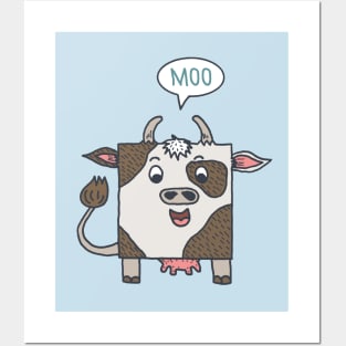 Happy Cow Posters and Art